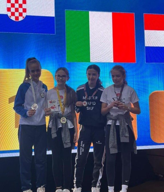 Karate Master Rapid SKF CBL al Grand Prix Croatia 2025 brilla conquistando 6 medaglie internazionali!